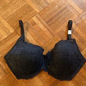 BNWT Pink by Victoria’s Secret Black Lace Bra